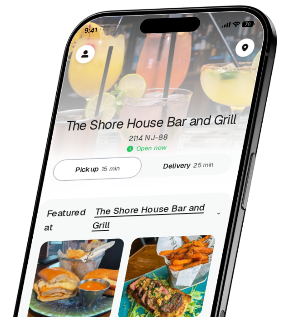 The Shore House Bar and Grill app preview